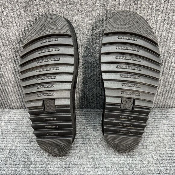 Dr Martens Blaire Slides Size 7 White Leather Hydro Ziggy Sole Platform Sandals - Picture 6 of 8